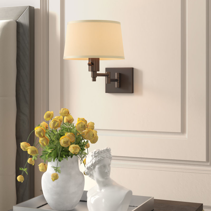 Real Simple 1 - Light Swing Arm, Dark Bronze