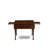 3 Piece Dining Set Contains a Rectangle Dining Room Table with Dropleaf and 2 Dark Khaki Linen Fabric Upholstered Chairs, Mahogany-1441898414-1428205753-1441898412
