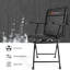 Chaise de camping pliante Goplus