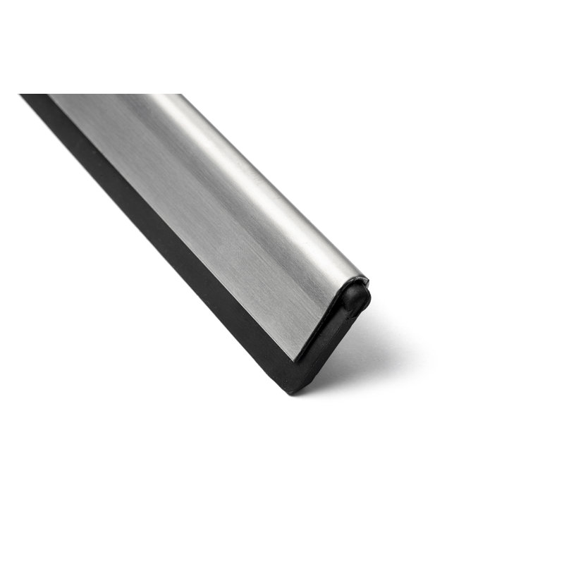 Croydex Stick 'n' Lock Chrome Shower Squeegee, Black
