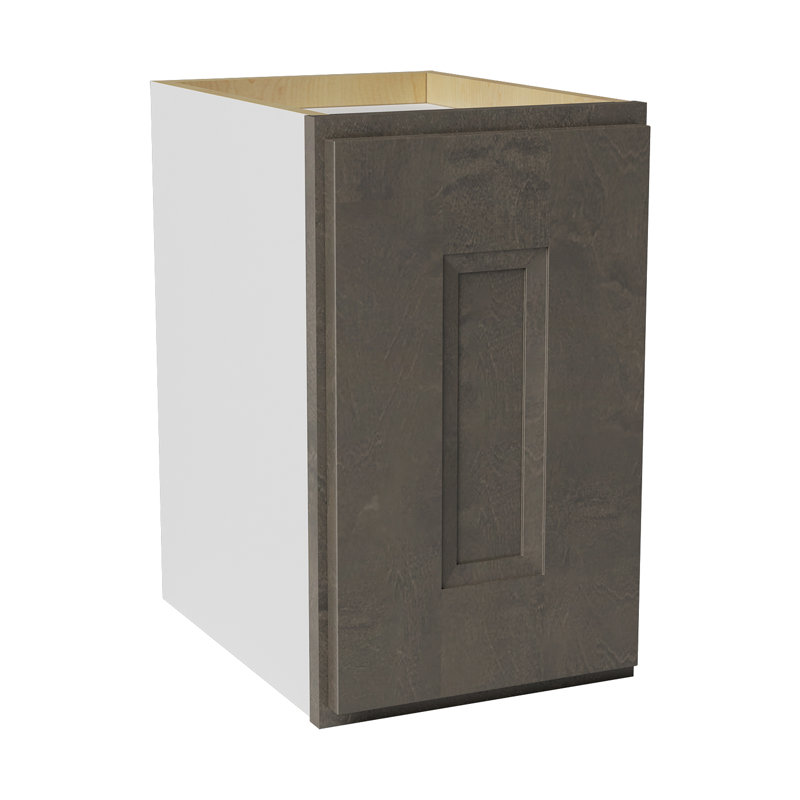 Armoire de cuisine en bois massif prête à assembler, H 15 po x l 9 po x P 12 po, Double shaker Cinder