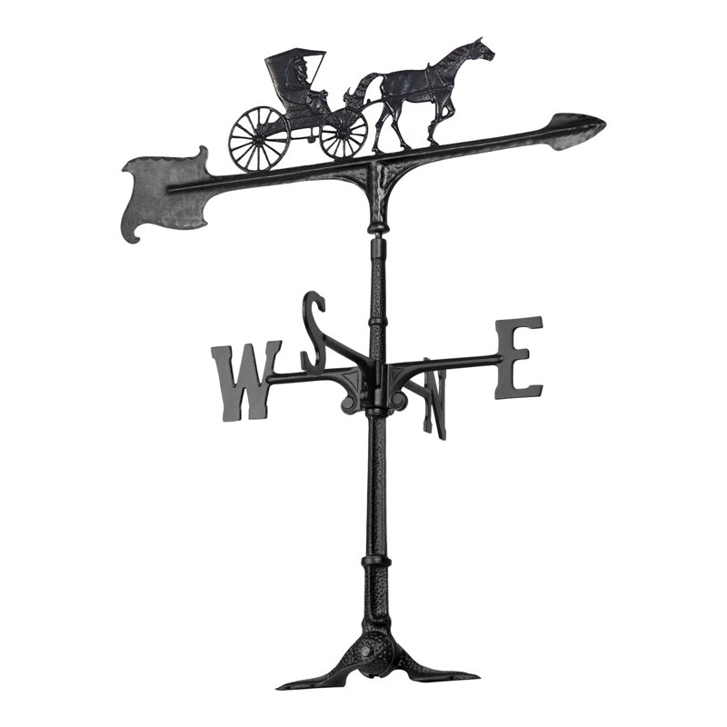 30" Country Doctor Weathervane in Black