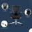Masset Ergonomic Mesh Executive Chair With Seat Slide, Adj Lumbar Support, Rachet Backrest