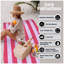  Cotton Blend Machine Woven Beach Towel-589226399