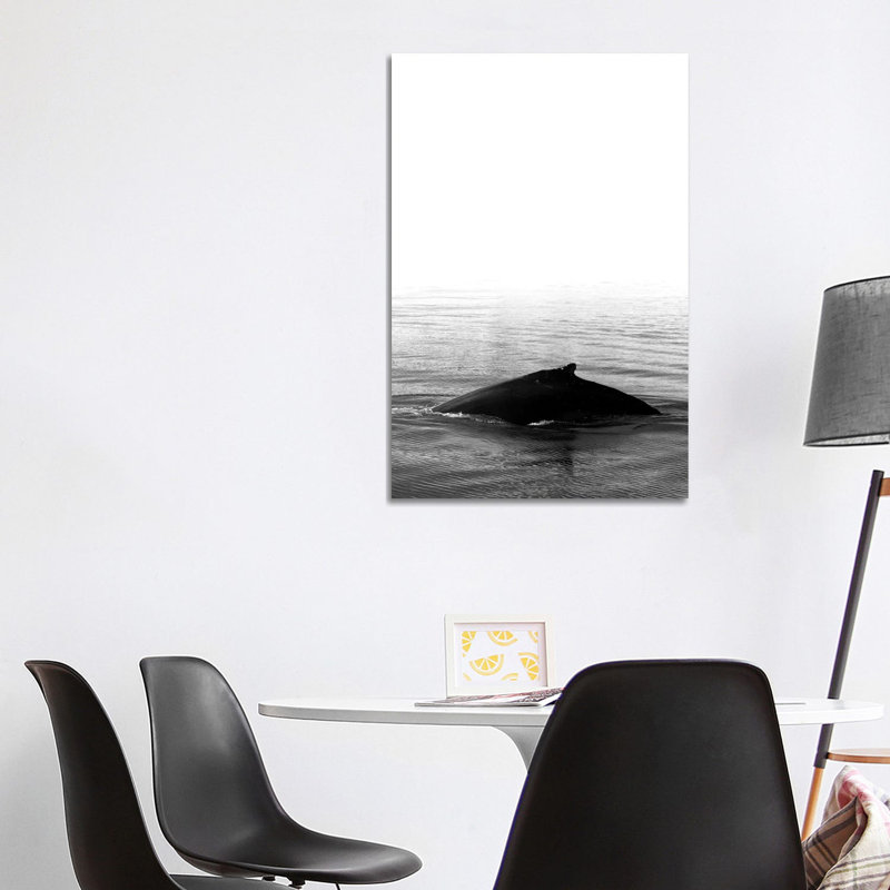 Whale Song III Black Iceland by Monika Strigel - Wrapped Canvas Print, 101.6 cm H x 66.04 cm W x 3.175 cm D
