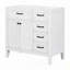 Meuble-lavabo 36 po sans lavabo, base d'armoire seulement, armoire de salle de bain avec tiroirs, structure solide et panneau de fibres à densité moyenne-116026956-116026953
