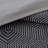 9 Pieces King Comforter Set,Black Multi
