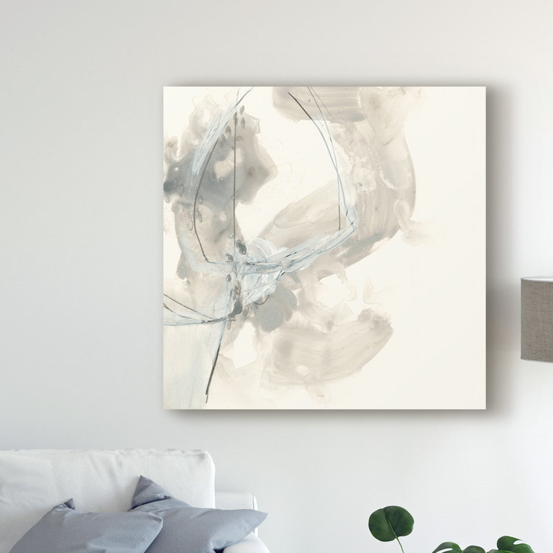 « divination i », reproduction de peinture à l’aquarelle sur toile tendue, H 24 po x l 24 po x P 2 po
