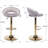 Kshaun Swivel Upholstered Adjustable Height Counter Stool with Metal Frame-676201135