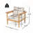 Jessenia Outdoor Acacia Wood Lounge Chair With Cushions-115802234