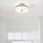 Rory Fabric Semi Flush Mount-625360910-635049833
