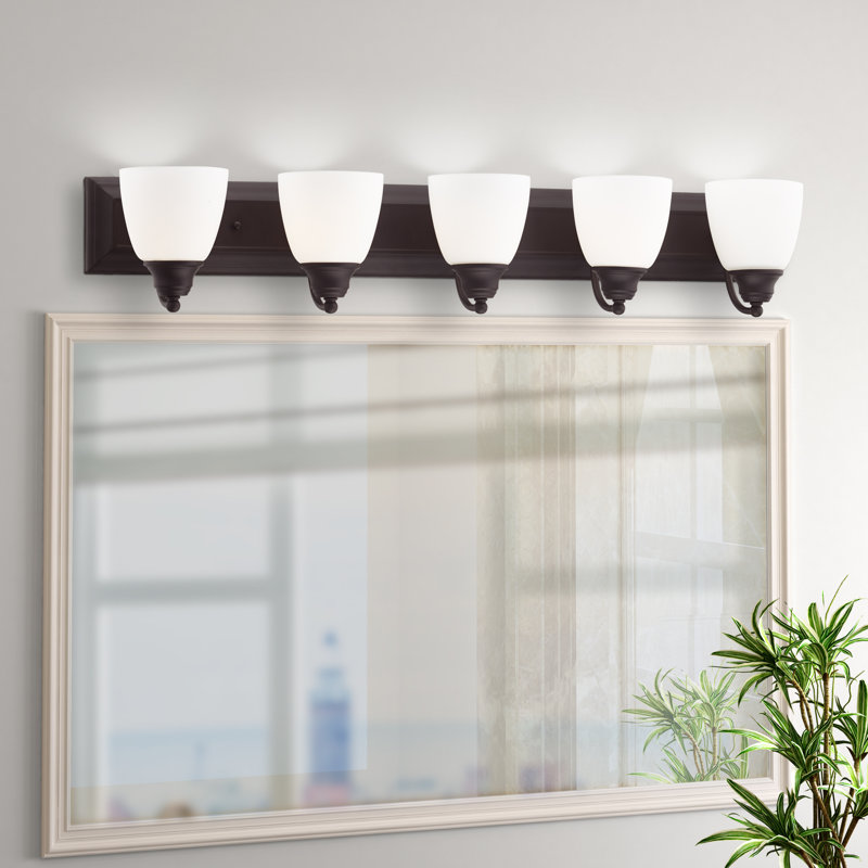 Springfield 5 - Light Dimmable Vanity Light, Bronze