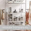  Bac de rangement transparent avec couvercle, boîte de rangement en X