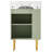 Bathroom vanity Single Ceramic Sink with Left side storage