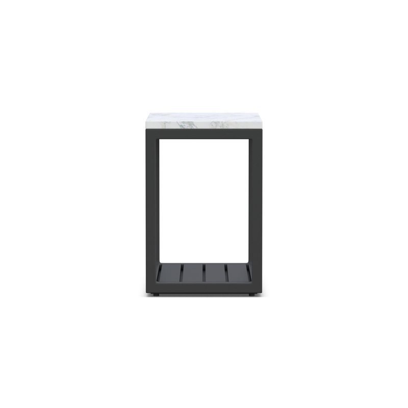Seaview Side Table, Matte Charcoal