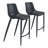 Upholstered Counter Stool with Steel Frame