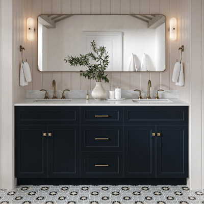 Ensemble de meuble-lavabo double 73 po Partham