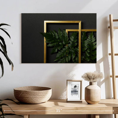 Harnek Ferns In Golden Frames
