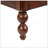 Vintage Rectangular Wooden Coffee Table with Storage, Solid Wood Gourd-Shaped Legs for Elegant Living Room Decor-1775192204