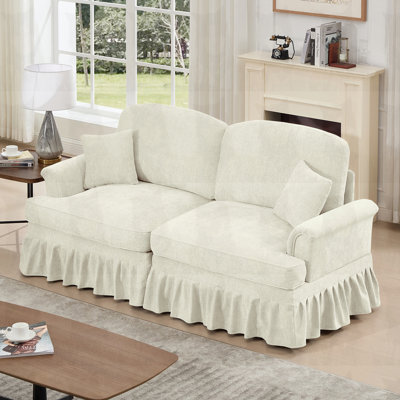 Causeuse confortable surdimensionnée en chenille Century