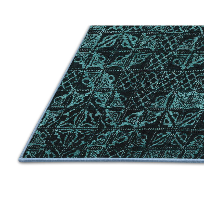 Abstract Indoor Rug, Rectangle 7' x 9'