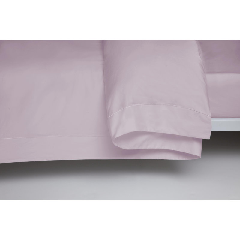 Plain Dye 400 TC Egyptian-Quality Cotton Cotton Solid Colour Duvet Cover, Mulberry, King  Duvet Cover