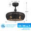 Ventilateur de plafond 22 po avec luminaire et télécommande Ayane-1134834004-1134834006