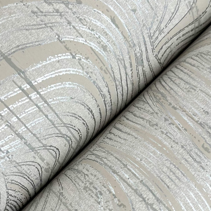 Papier peint Nessa, Taupe