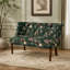 Fauteuil d'appoint individuel de style européen, siège de détente idéal pour le salon, la coiffeuse, le balcon, vert