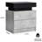 Albanese Manufactured Wood Nightstand with RGB LED Lights-1325714887