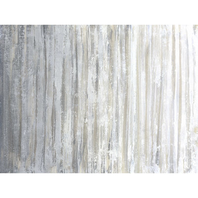 Gris gris crème, impression sur toile tendue