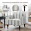 Arian 73 Cm Wide Cotton Armchair-2038445126
