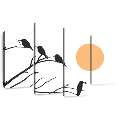 Brampt Four Birds And Branches