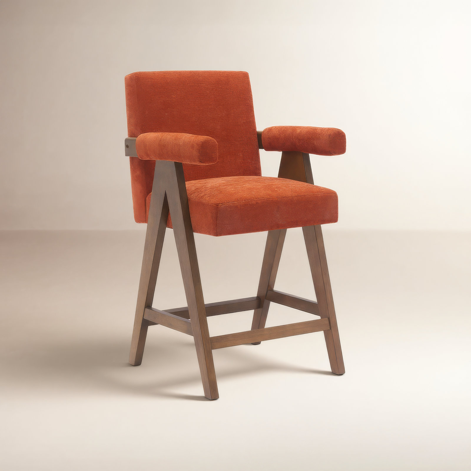 Brittnie 26" Bar Stool, Bingo Terra Performance