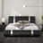 Hejran Artificial Leather Upholstered Platform Bed, No Box Spring Needed-92662555-92662552