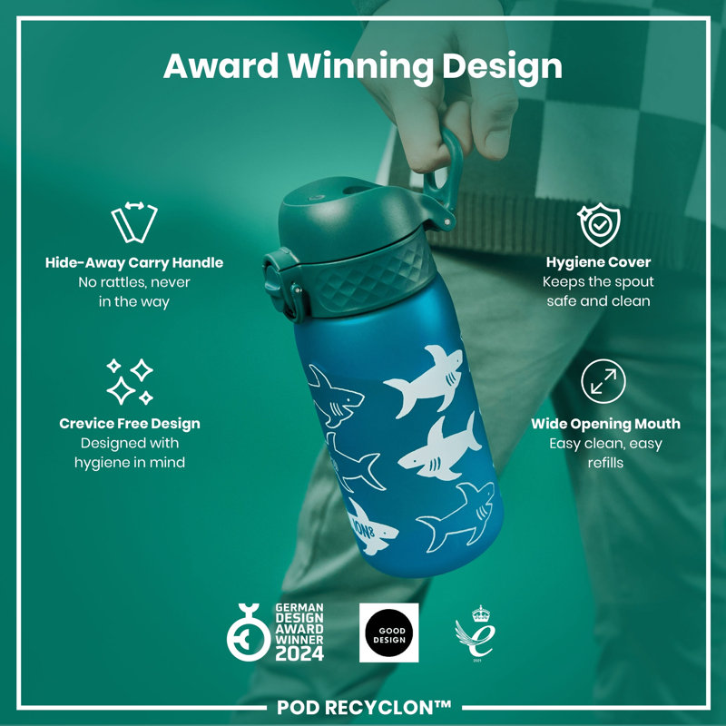 Ion8 Water Bottle, Sharks