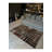 Dark Toned Multi Colored Striped Patchwork Patterned Vintage Decorative Rug Machine Washable-1031055313