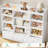 🧸 4-Tier Kids Bookcase with Drawers and Bins, All-in-One Toy Storage Organizer for Playroom-596412660