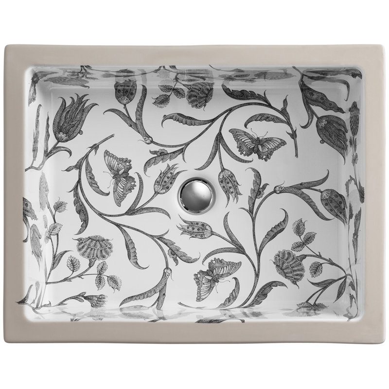 Botanical Study™ Undermount Bathroom Sink