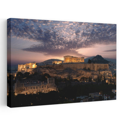 Ruins Of A Temple Athens Attica Greece Abstract Contemporary Architecture Landscape Art
