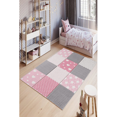Eco-Friendly Area Rug, 100% Polyester, 31.5 x 47.2 inches | 650 g/m², 0.16 in Pile Height | Antibacterial, Non-Slip PVC Dot Underside | Machine Washable, Perfect for Living Room & Bedroom Decor