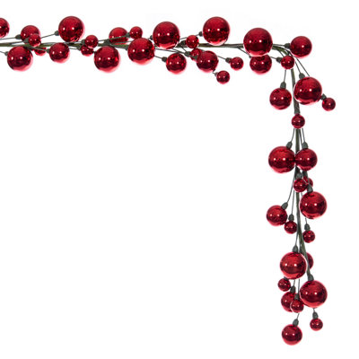 Vickerman 6' Silver Ball Branch Garland.