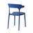 Nara Modern Stackable Dining Chair Set, No Assembly, Plastic Chair, Patio Chair, Suitable for Indoor and Outdoor Cafes and Restaurants (Set of 4)-727112001