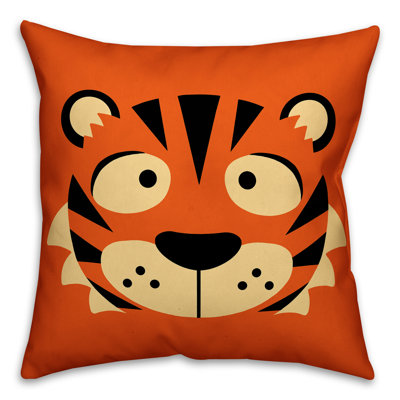 Coussin Emmett Collection Tiger Face Friend