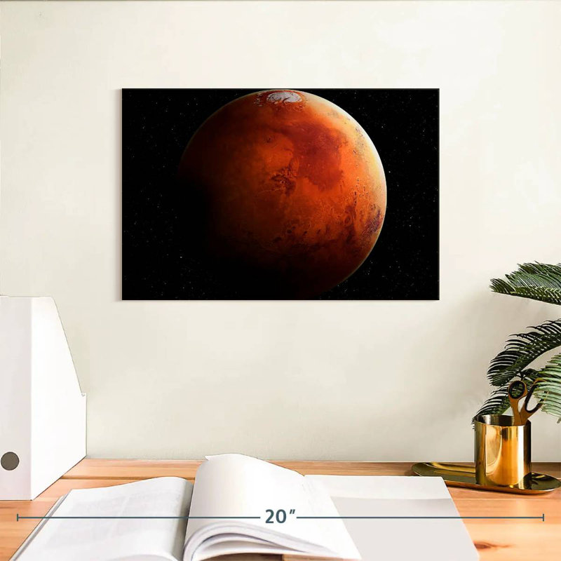 Oberle Fascinating View Of Mars, 8" H x 12" W