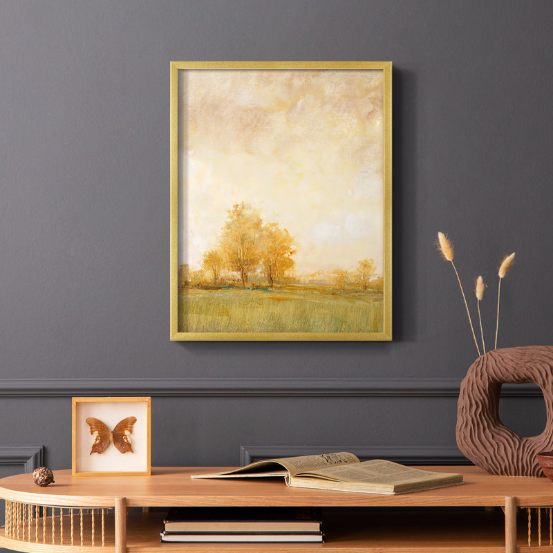 «Carefree Day II», reproduction encadrée - bois massif, H 20 po x l 16 po