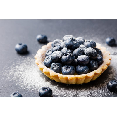 Blueberry Tartlet - Photographie sur toile tendue