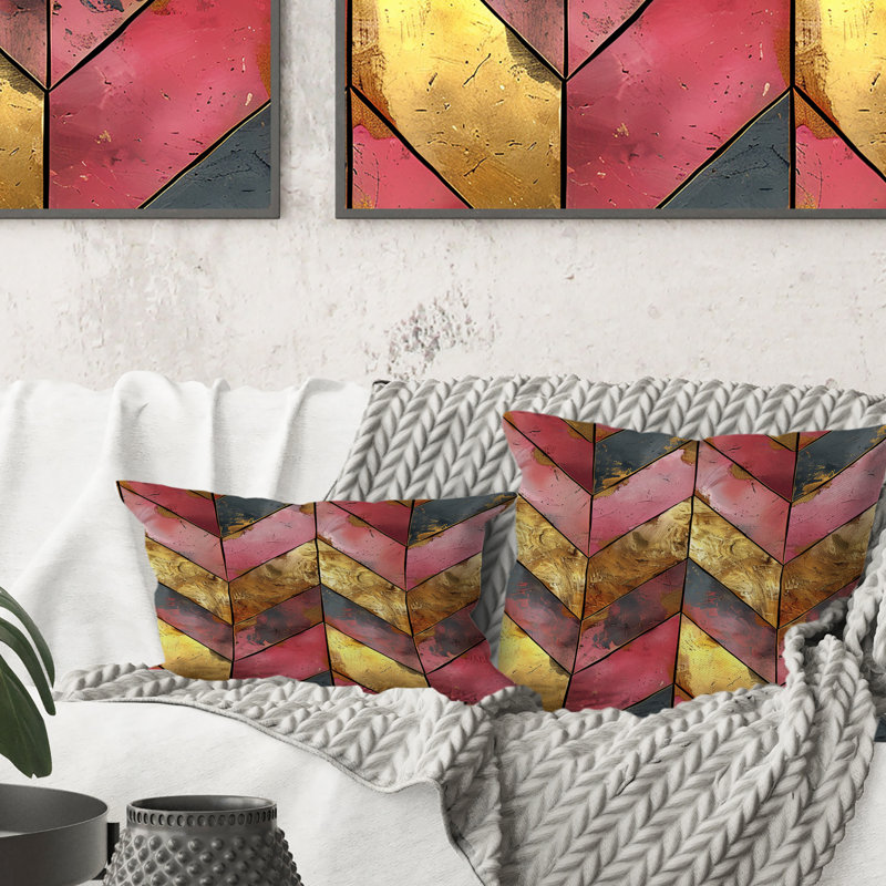 Aucun motif - Coussin lombaire Mid-Century