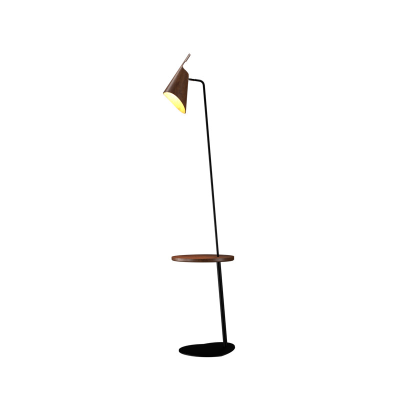 Lampe sur pied à plateau 72 po Balance, Imbuia
