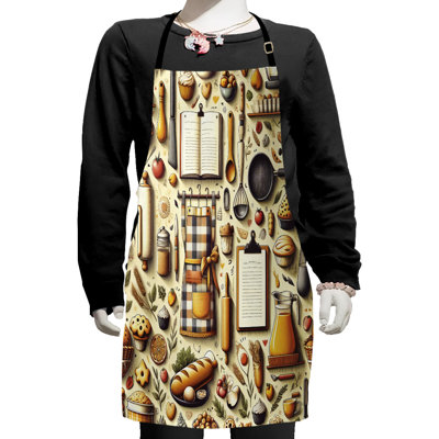 No Pattern Bib Apron